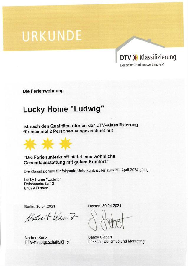 Lucky Home Ludwig Appartment Fussen Exterior photo